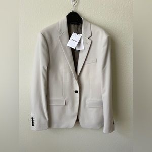 Theory Cream Men's Suit Blazer